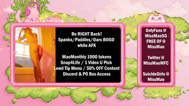 Missmaosg – Myfreecams Record Video – 2025-05-10 19:33:00